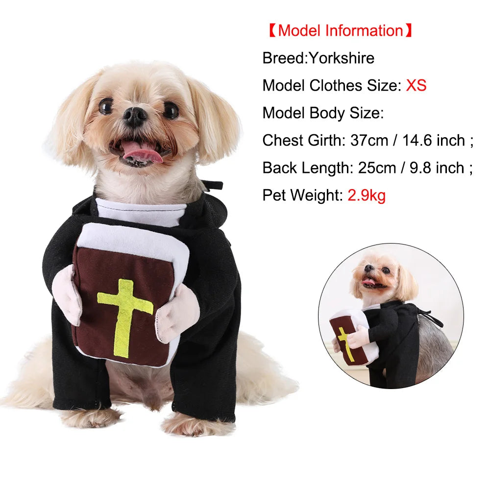 Priest Costume for Dogs and Cats
