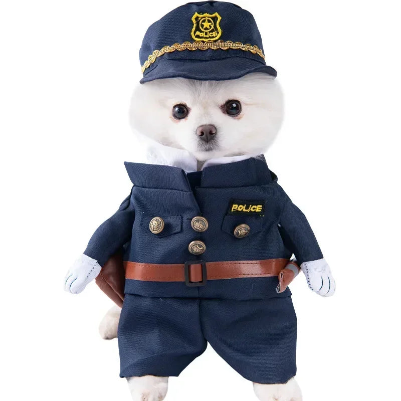 Police Officer Dog Costume