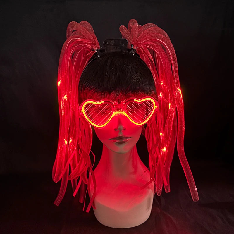 Light-Up LED Party Headbands and Glasses