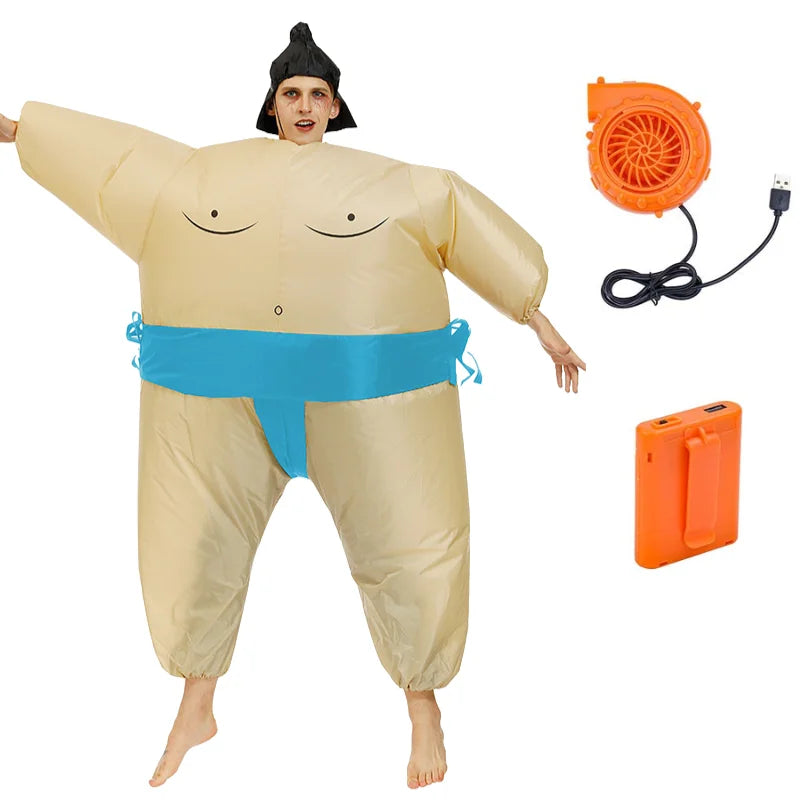 Inflatable Sumo Wrestler Costume for Adults