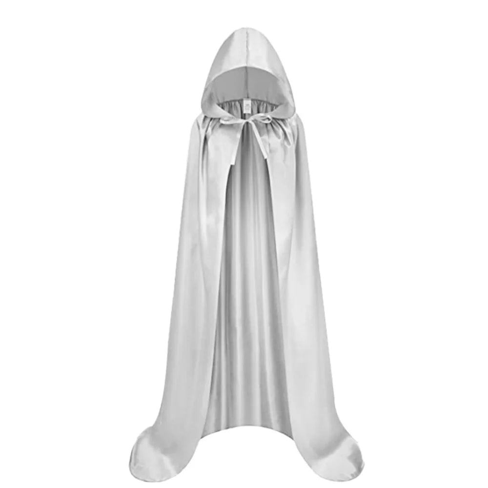 Hooded Cloak, Black, Purple or White