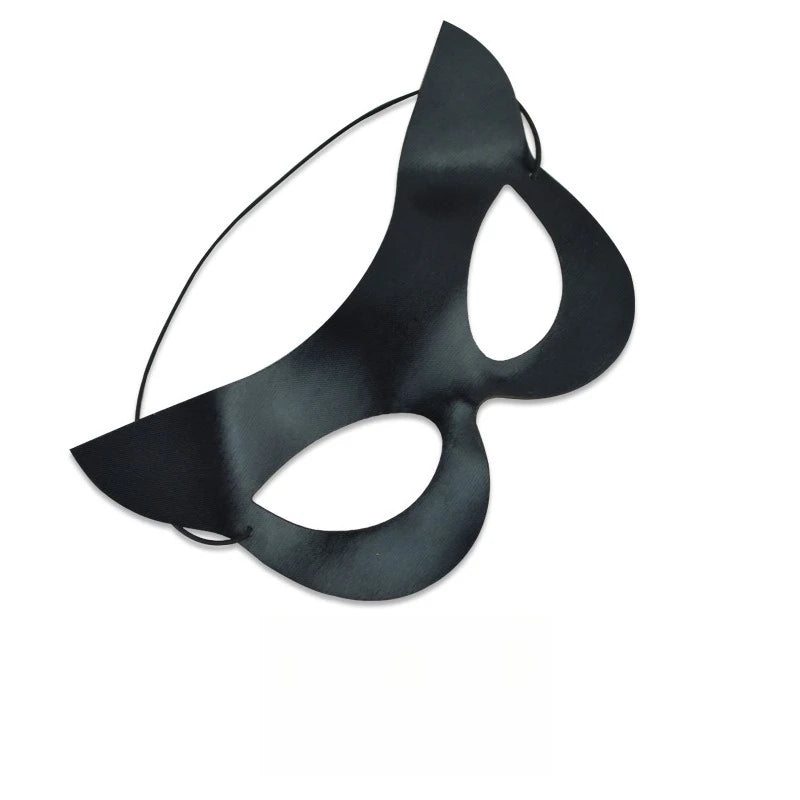 Black Masquerade Half Mask