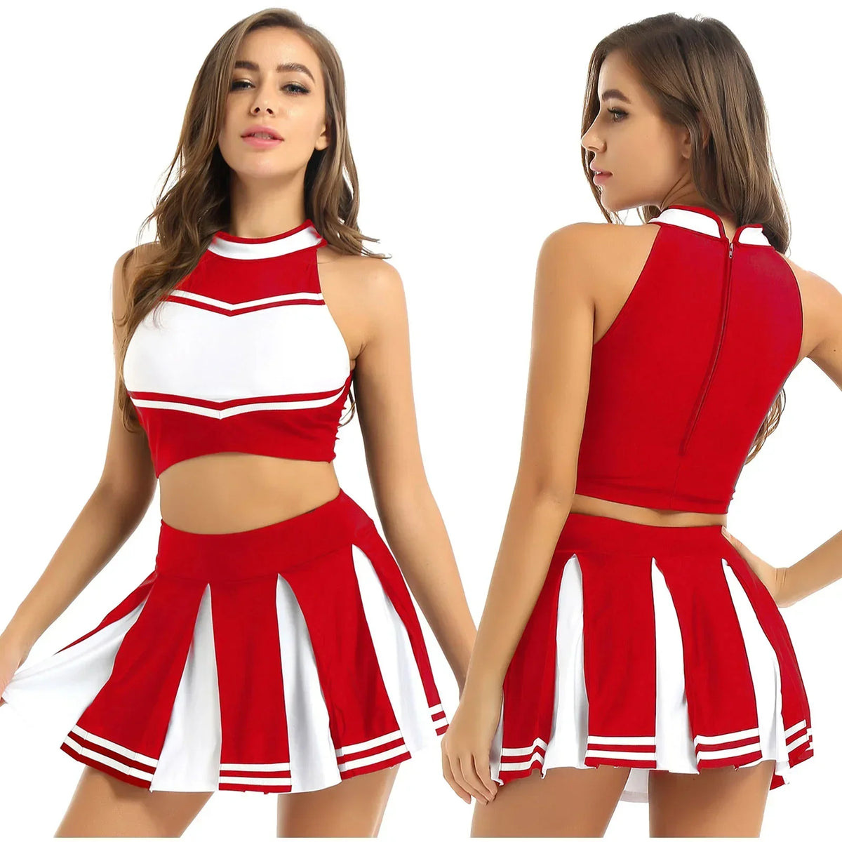 Cheerleader Costume for Women, 4 Colors