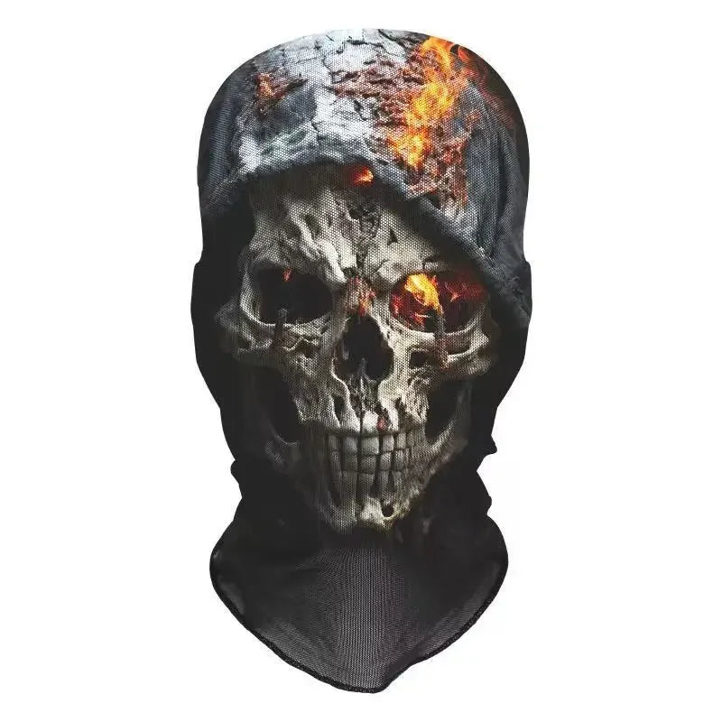 Skull Print Balaclava Mask, 21 Designs