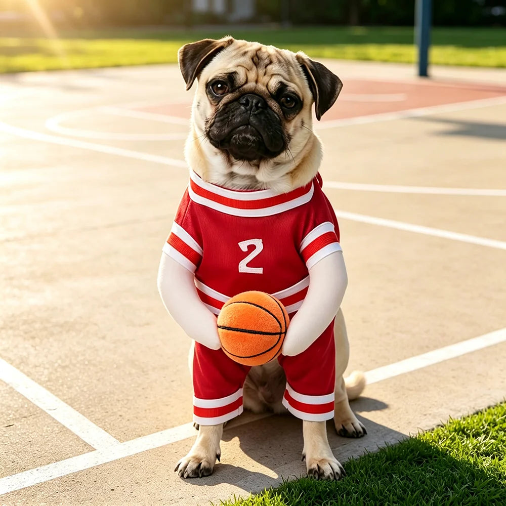 Basketball Player Dog Costume