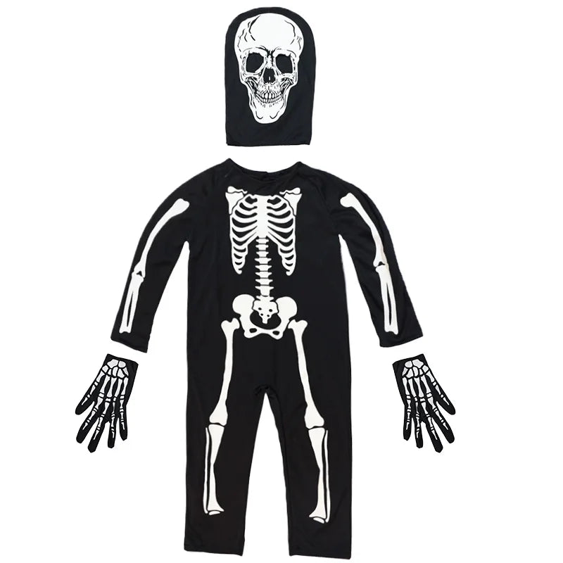 Glow in the Dark Skeleton Robe Costume