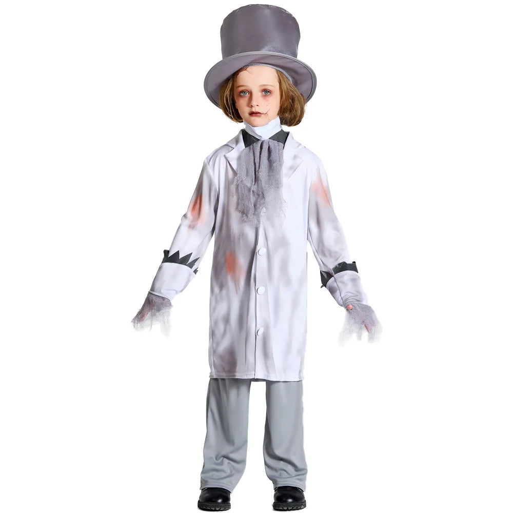 Zombie Bride and Groom Costume, Kids and Adults