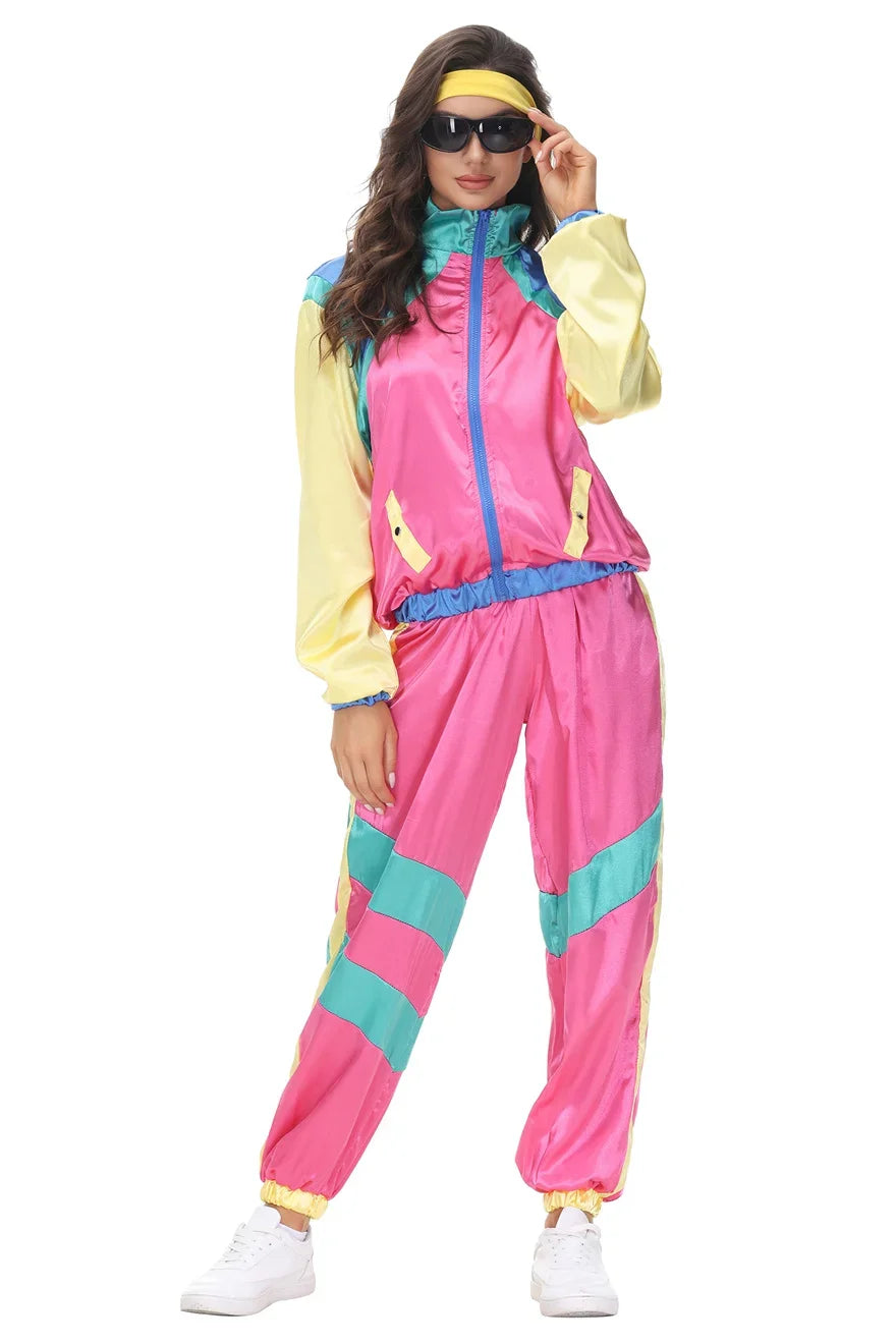 80s Tracksuit Couples Costume
