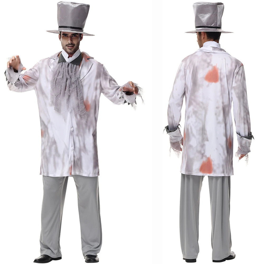 Zombie Bride and Groom Costume, Kids and Adults