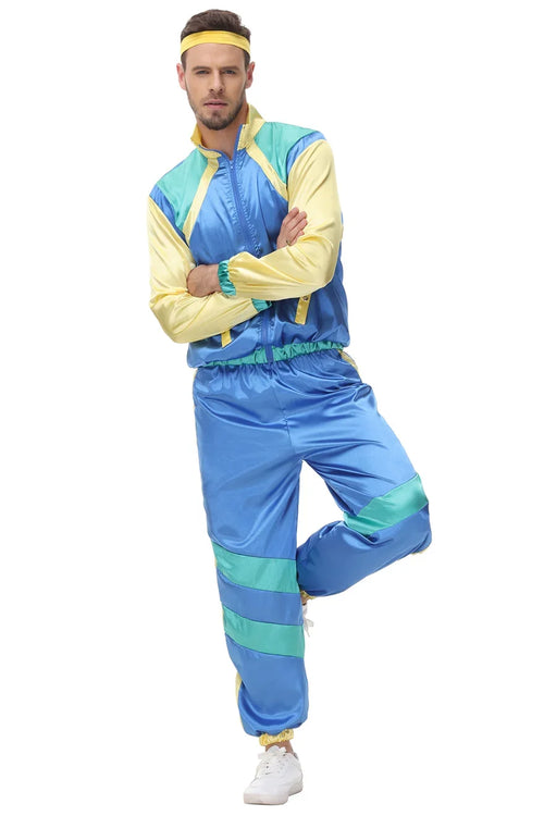 80s Tracksuit Costume for Men