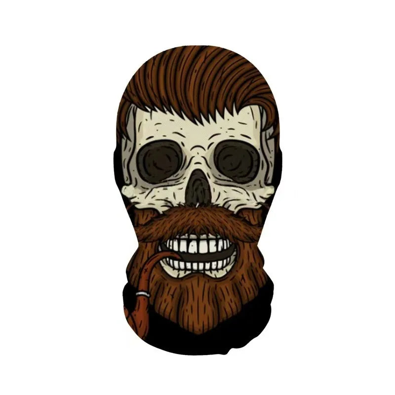 Skull Print Balaclava Mask, 21 Designs