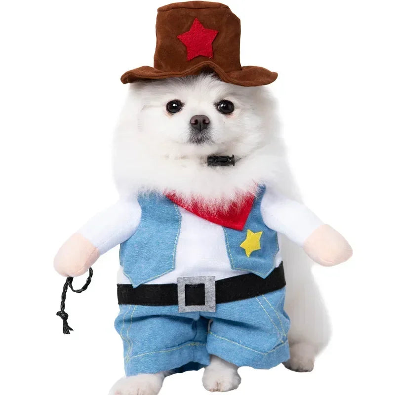 Cowboy Sheriff Dog Costume