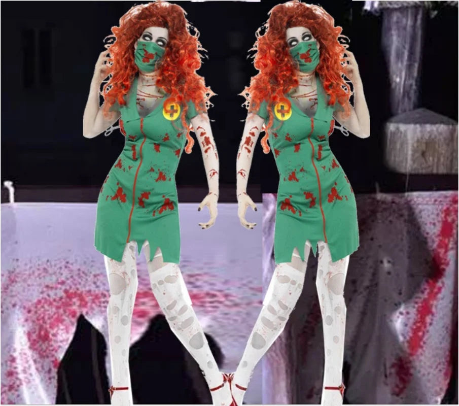 Zombie Nurse Costume for Women