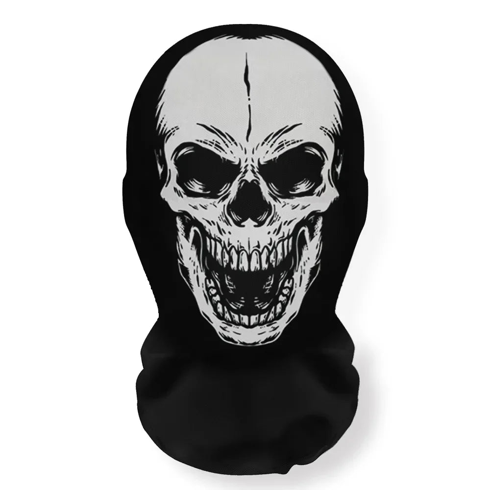Skull Print Balaclava Mask, 21 Designs