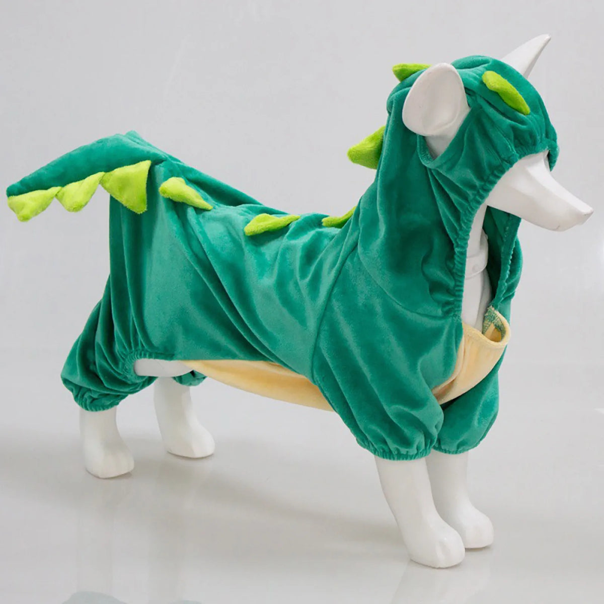 Dinosaur Romper Costume for Dogs, XS to XXXL