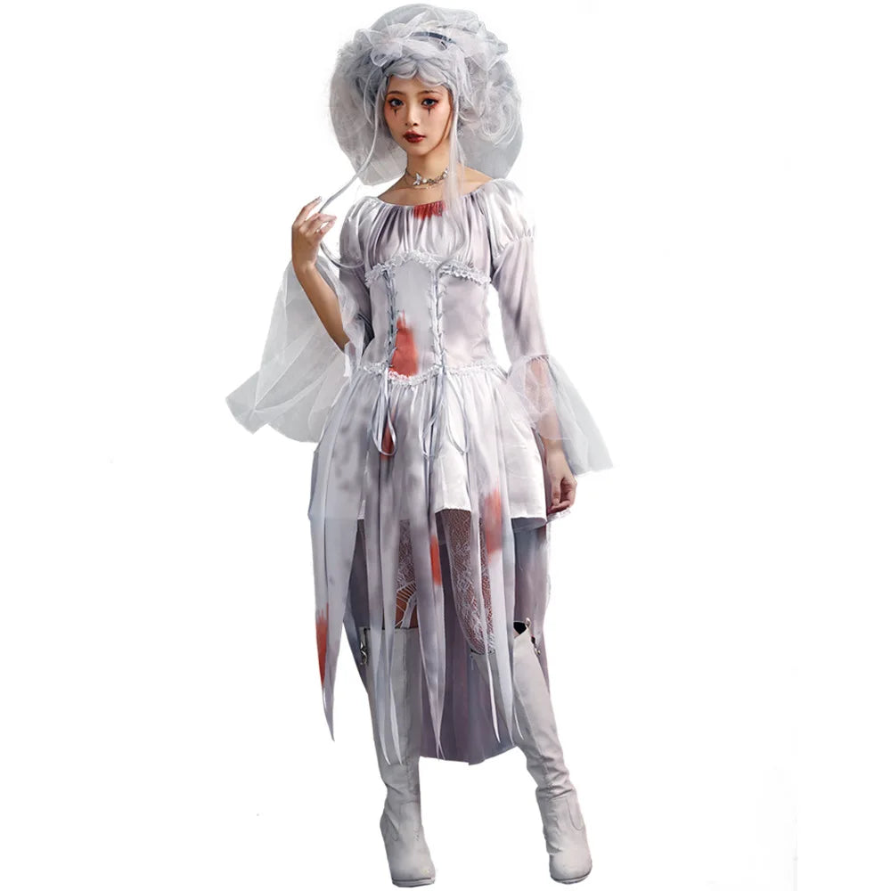 Zombie Bride and Groom Costume, Kids and Adults
