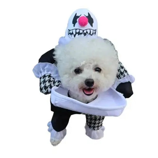 Scary Clown Dog Costume