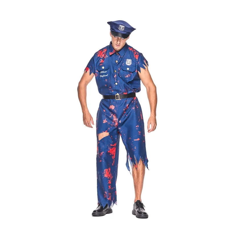 Zombie Cop Costume for Men