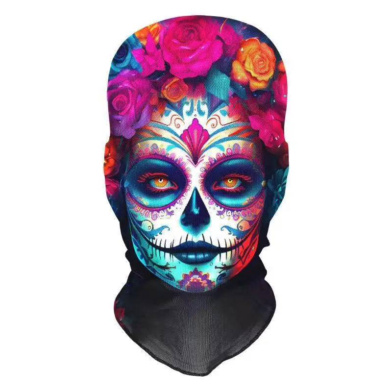 Skull Print Balaclava Mask, 21 Designs