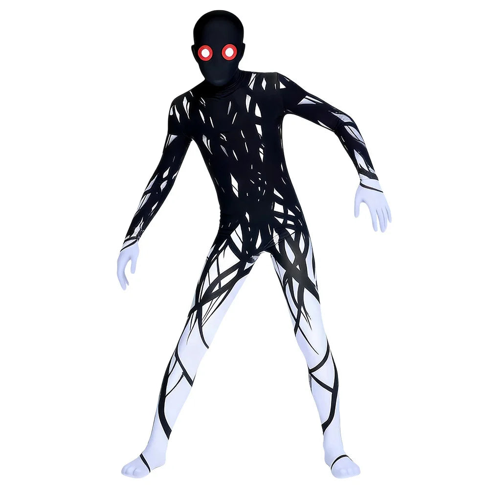 Bloody Bodysuit Costume with Mask, Kids and Adults
