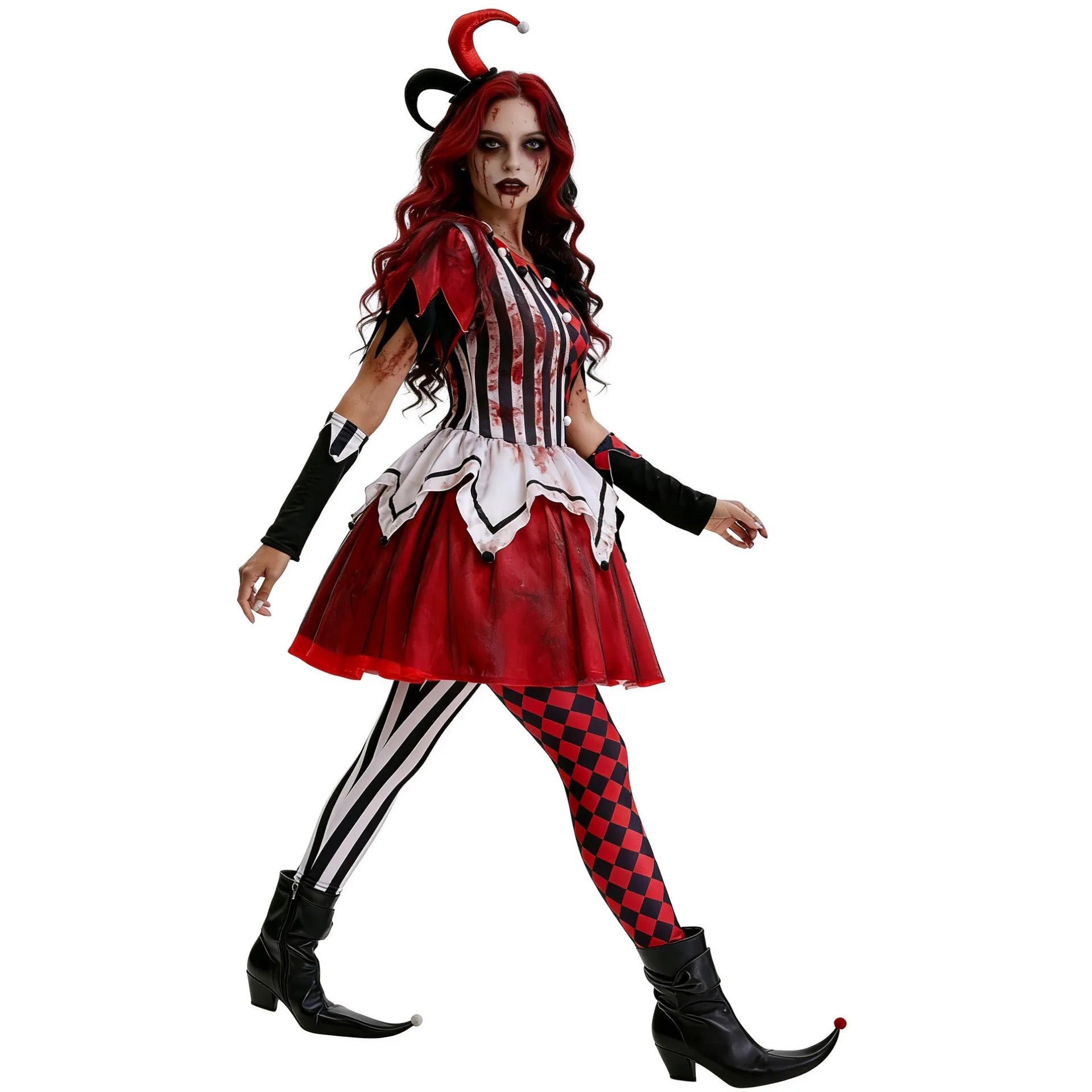 Family Matching Clown Costumes, Kids to Adult