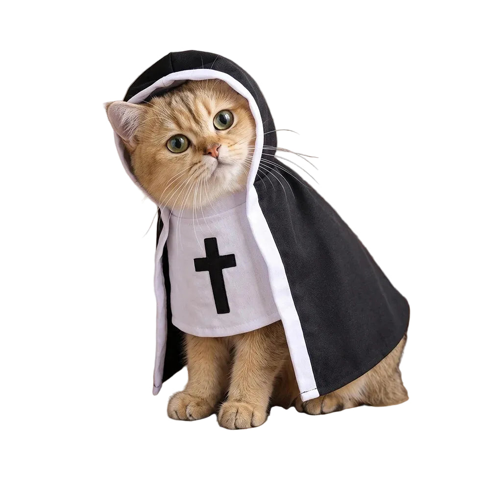 Nun Costume for Cats and Dogs