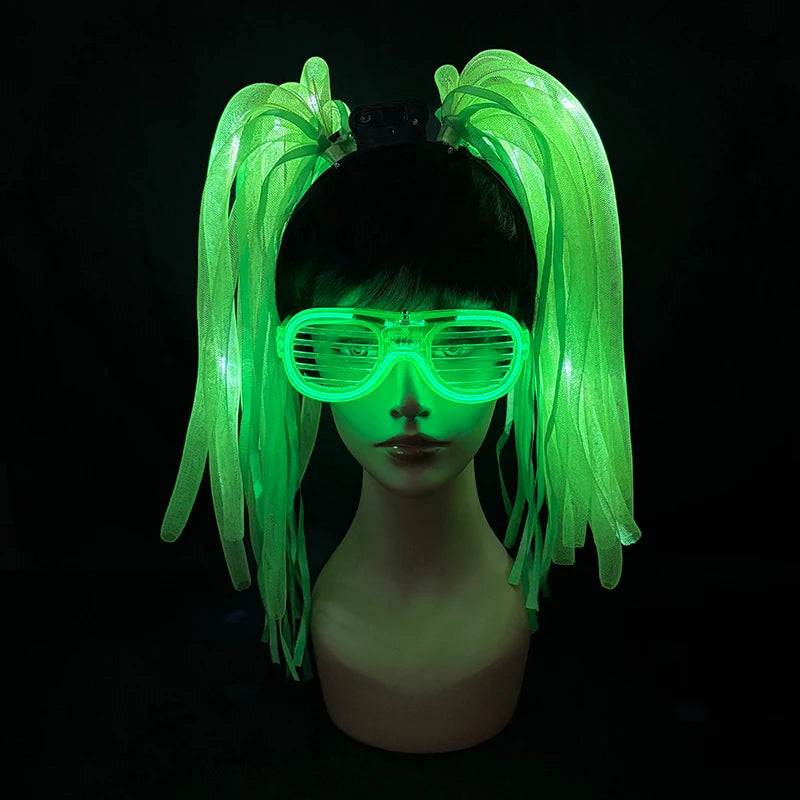 Light-Up LED Party Headbands and Glasses