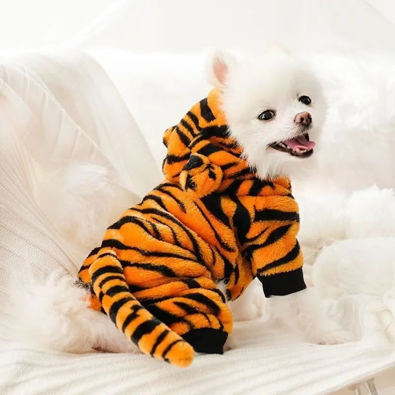 Tiger Hoodie for Small Dogs and Cats