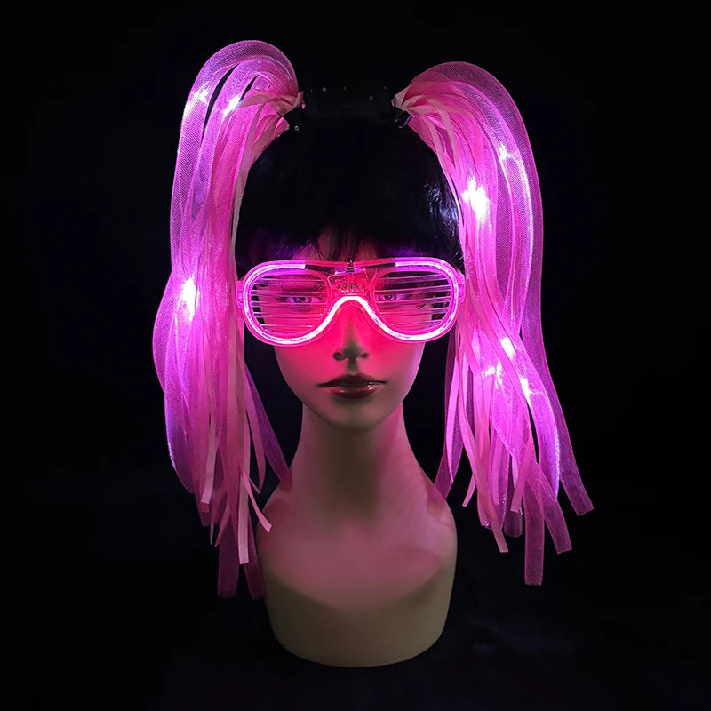 Light-Up LED Party Headbands and Glasses