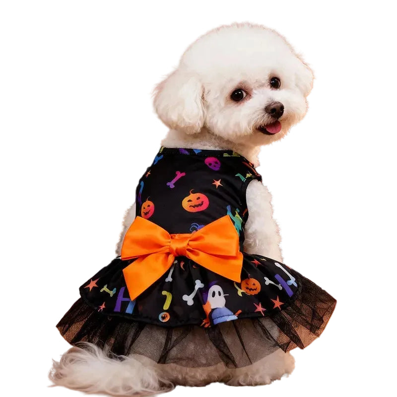Witch Cape and Hat Set for Dogs and Cats