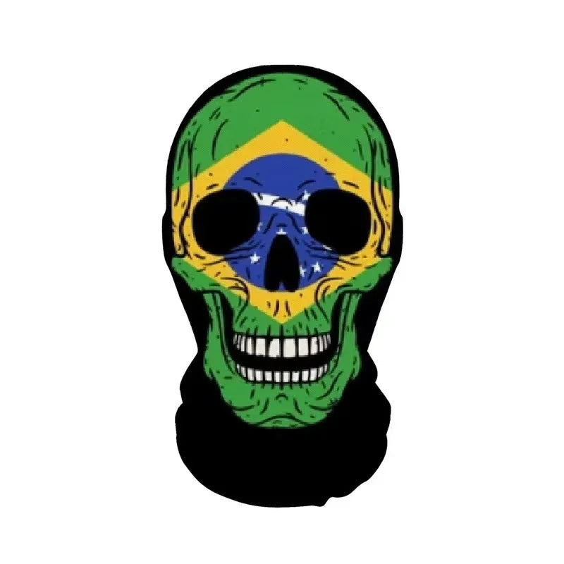 Skull Print Balaclava Mask, 21 Designs