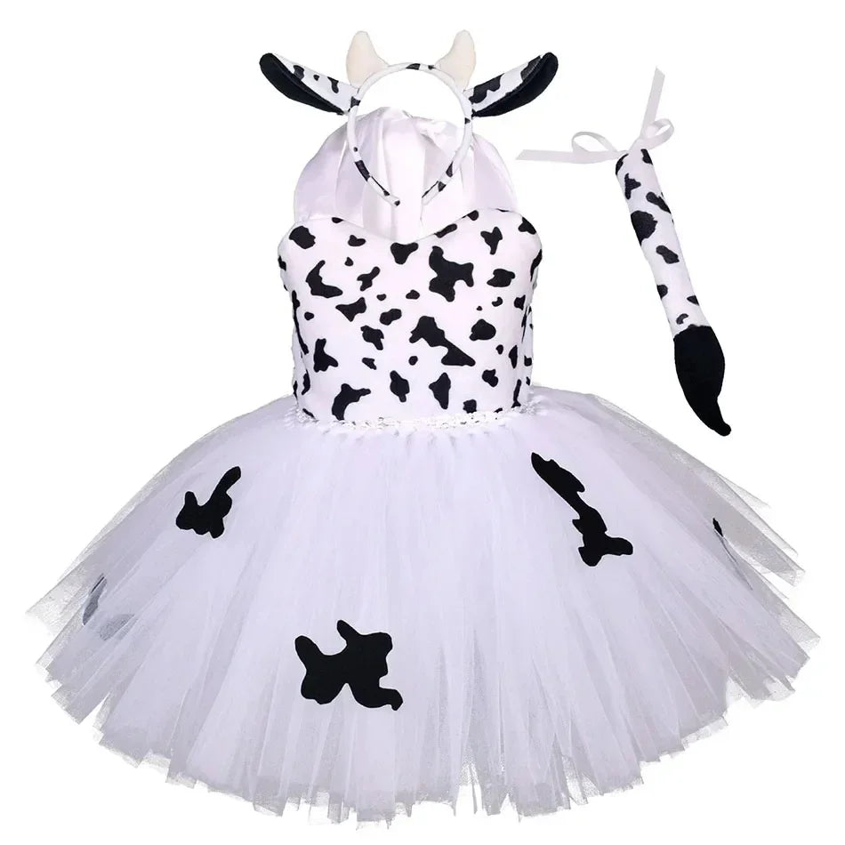 Cow Tutu Dress for Girls