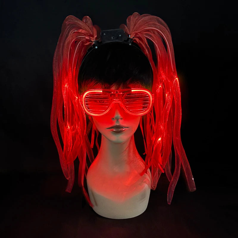 Light-Up LED Party Headbands and Glasses