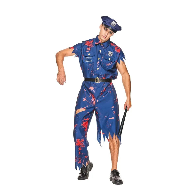 Zombie Cop Costume for Men