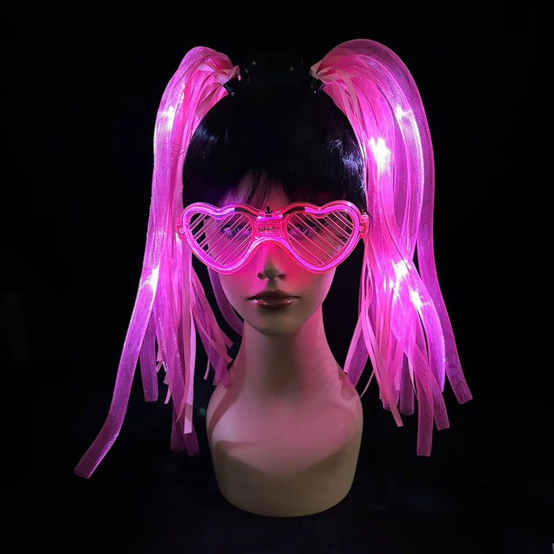 Light-Up LED Party Headbands and Glasses