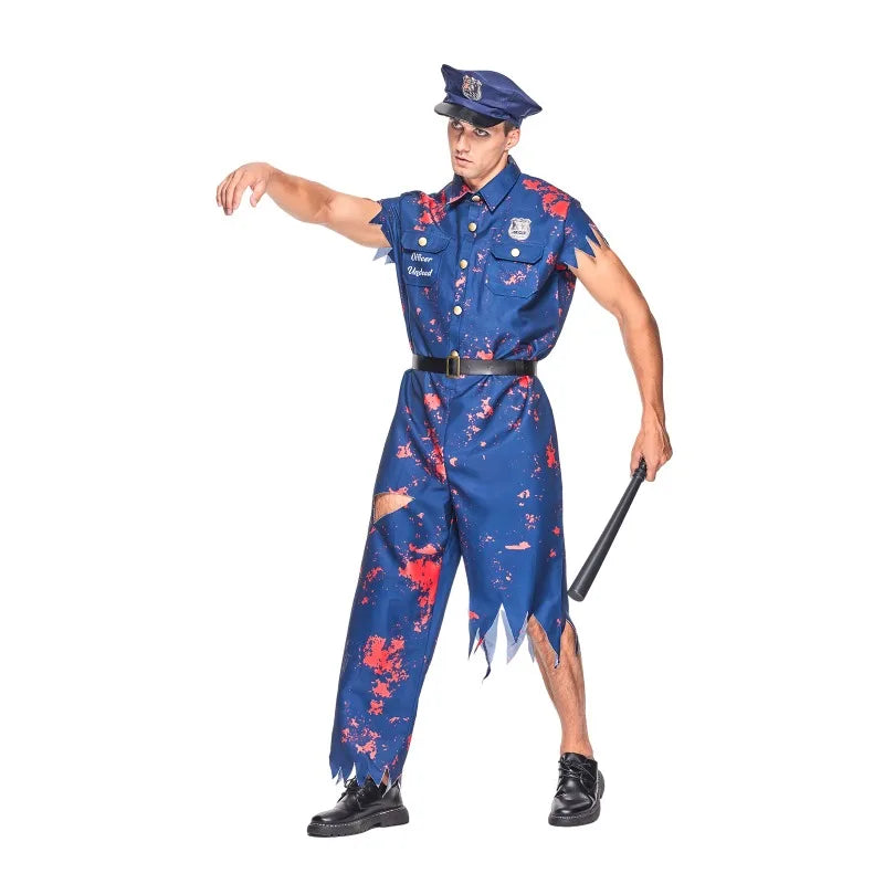Zombie Cop Costume for Men