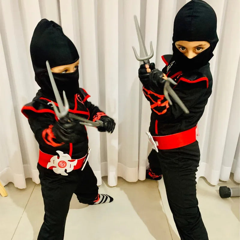 Ninja Costume for Kids with Weapon