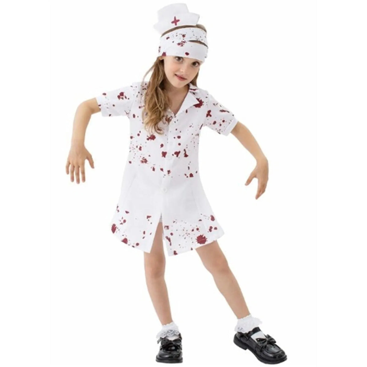 Zombie Nurse Costume for Girls
