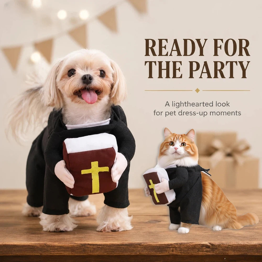 Priest Costume for Dogs and Cats