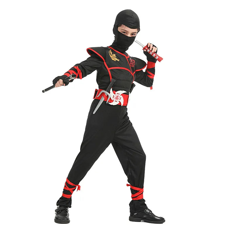 Ninja Costume for Kids with Weapon