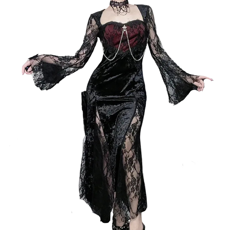 Gothic Witch Gown for Women, 7 Styles