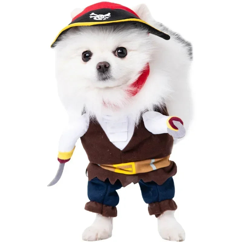 Pirate Captain Dog Costume