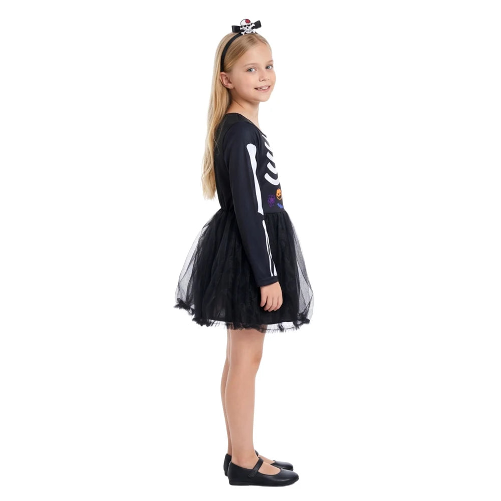 Glow in the Dark Skeleton Dress for Women
