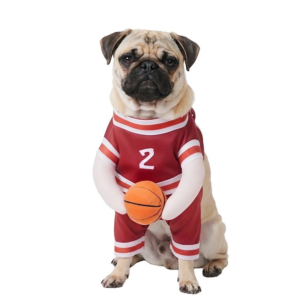 Basketball Player Dog Costume
