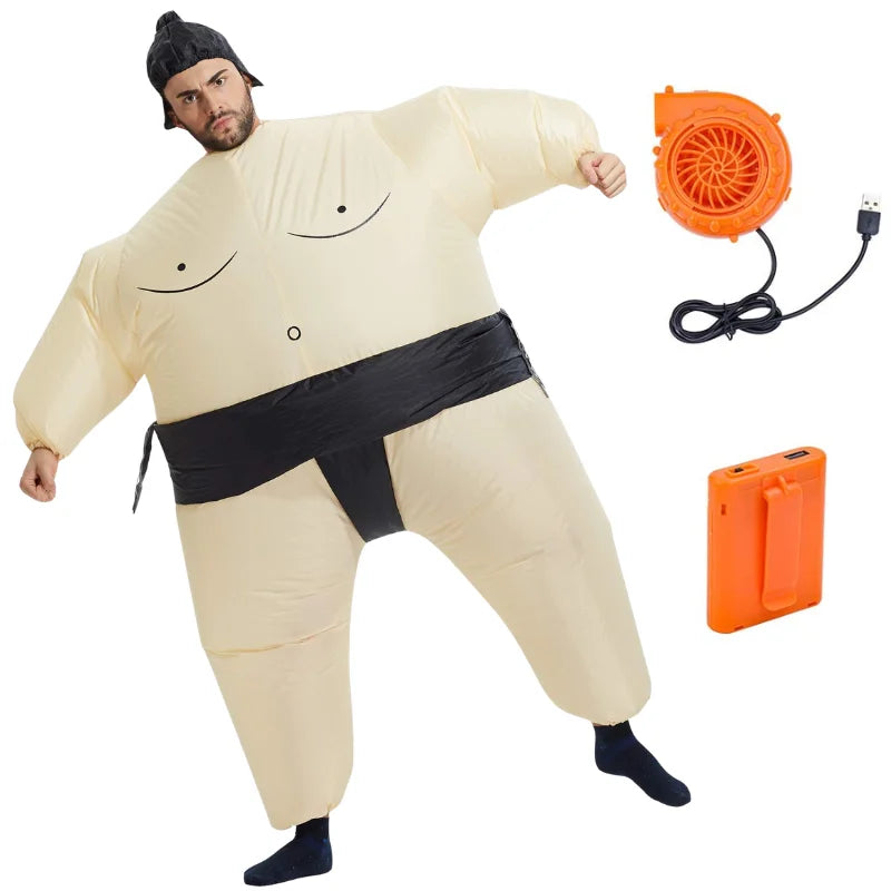 Inflatable Sumo Wrestler Costume for Adults