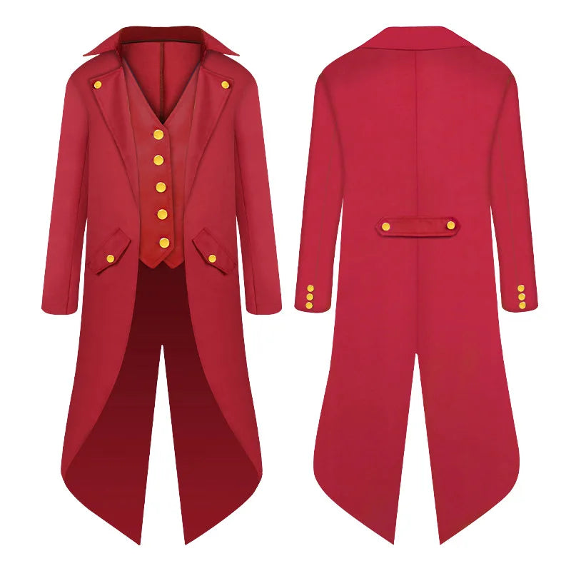 Gothic Tailcoat for Adults and Kids, 6 Colors