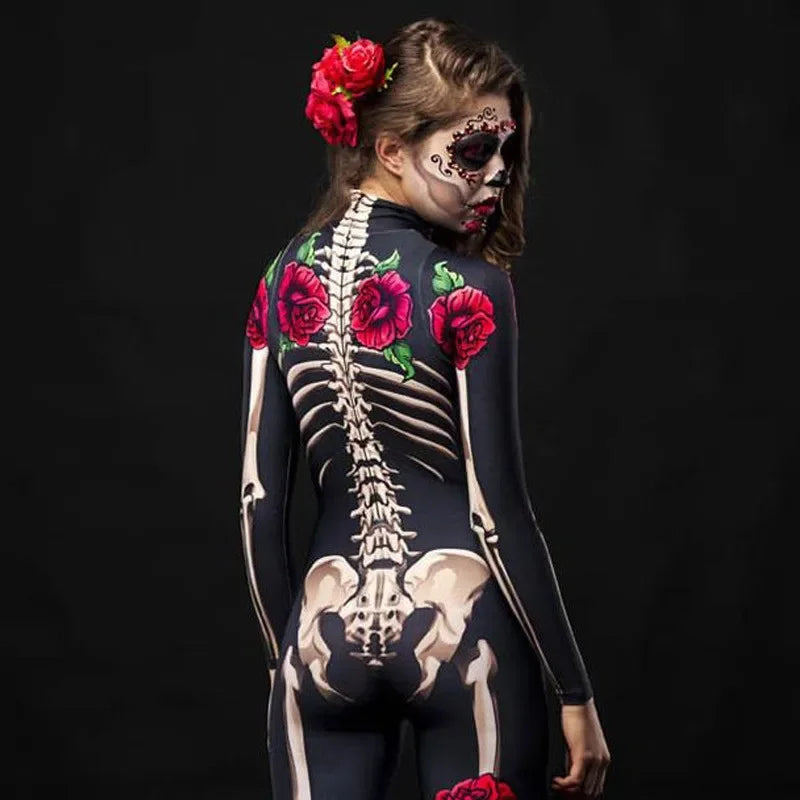 Day of the Dead Skeleton Costume, Kids and Adults
