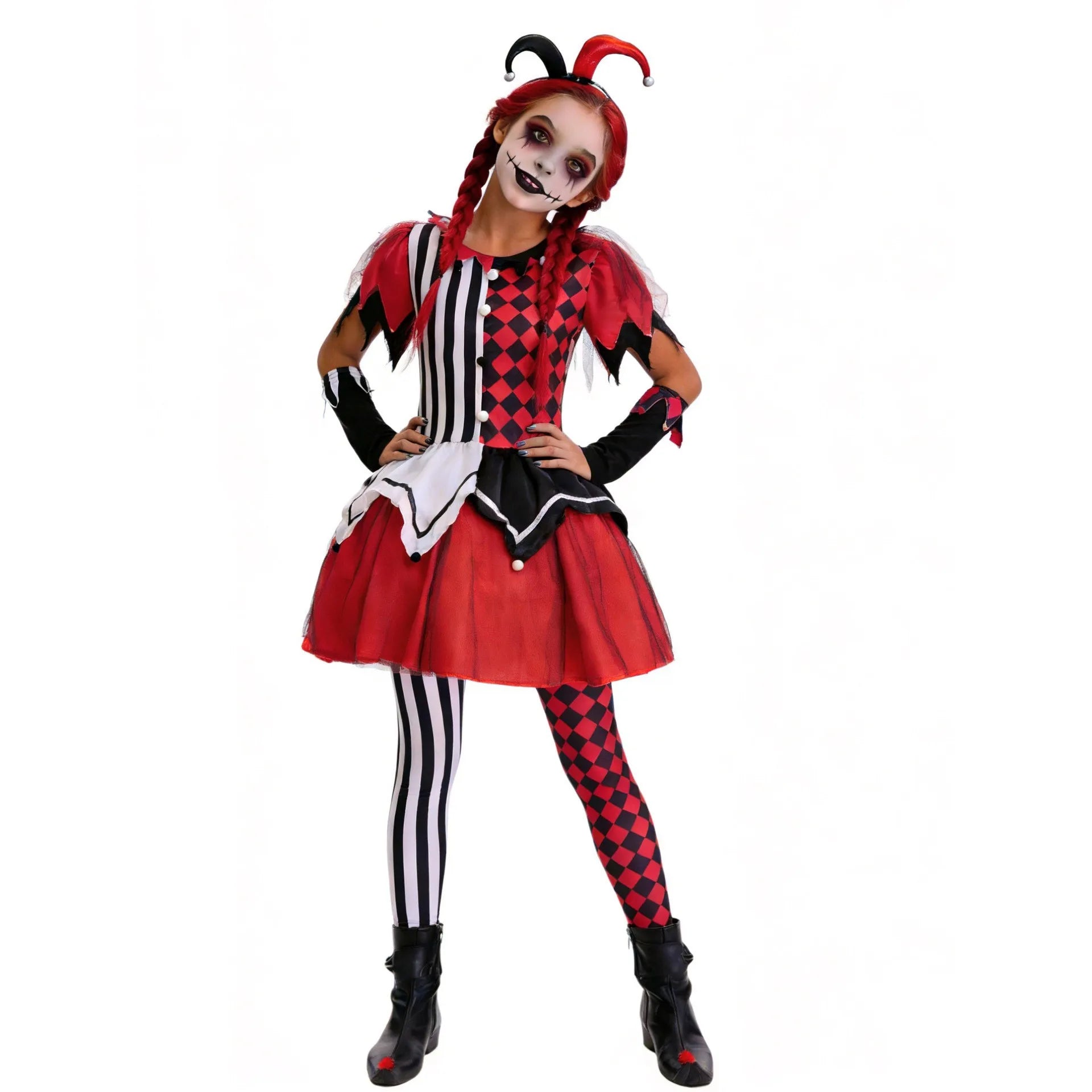 Family Matching Clown Costumes, Kids to Adult