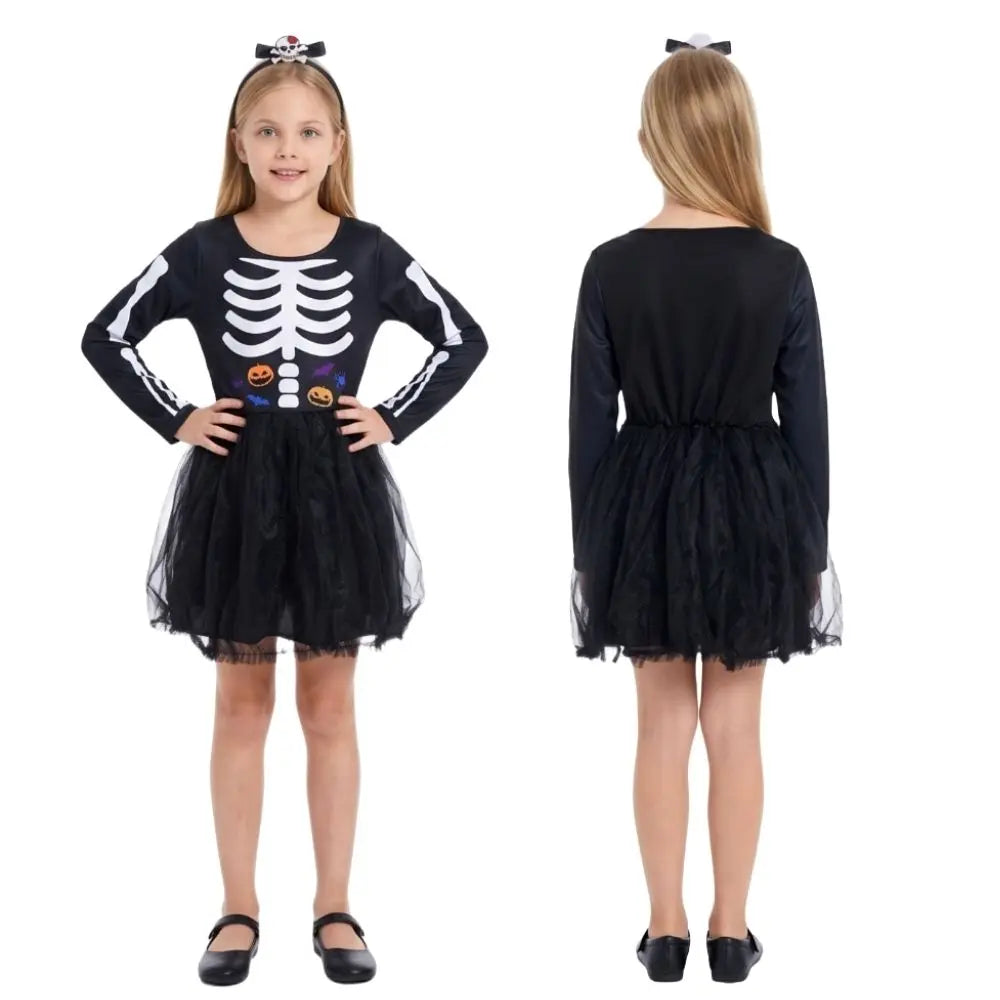 Glow in the Dark Skeleton Dress for Women
