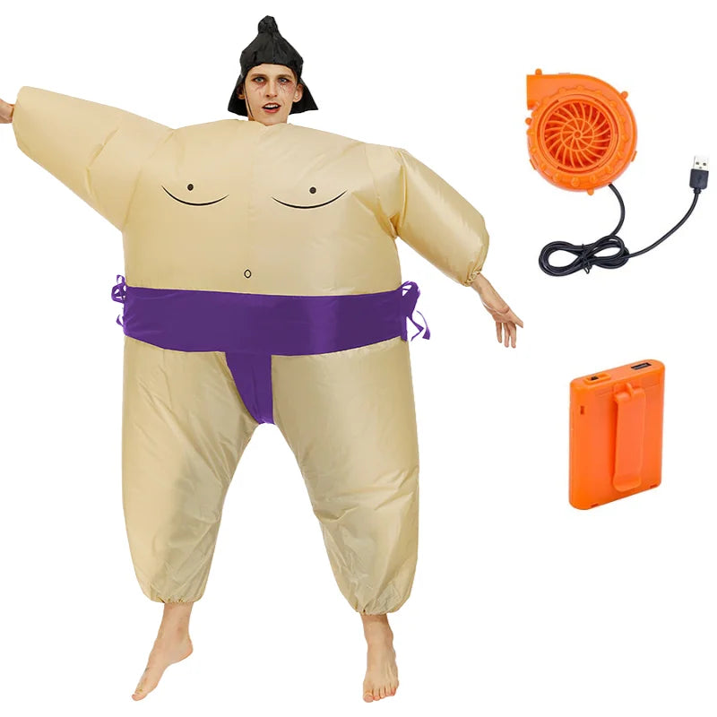 Inflatable Sumo Wrestler Costume for Adults
